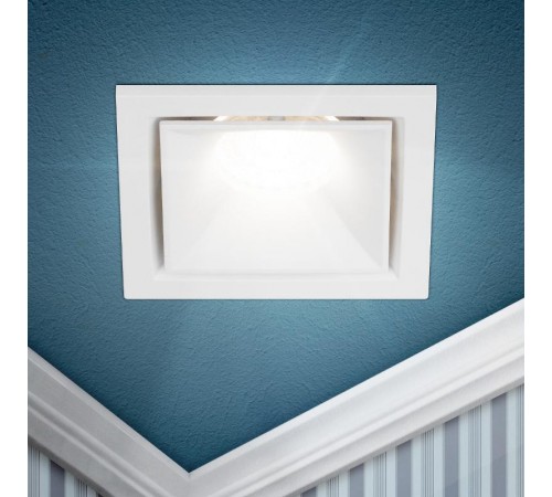 Cветильник встраиваемый алюминиевый KL101 WH MR16 GU5.3 белый  Б0055586  ЭРА