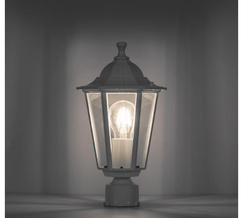 Светильник садово-парковый 6103 60W 230V E27 170*170*310мм белый ДИАМЕТР ОСНОВАНИЯ 45 мм  11055  FERON