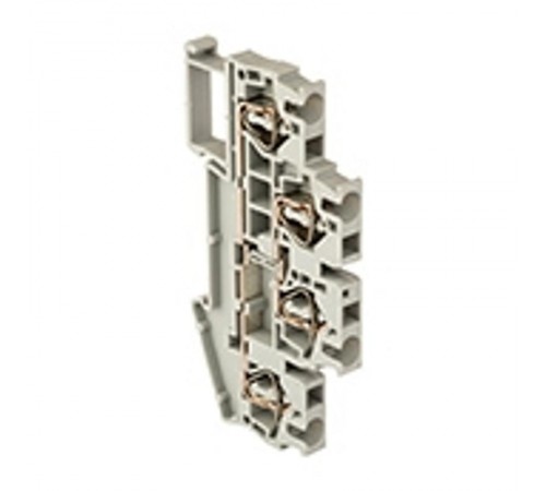 Колодка клеммная самозажимная двойная JXB-ST-2.5 24А серая EKF PROxima  plc-jxb-st-2.5-4-2  EKF