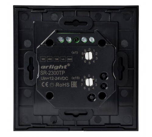 Панель SR-2300TP-IN Black (DALI, RGBW)  020239  Arlight