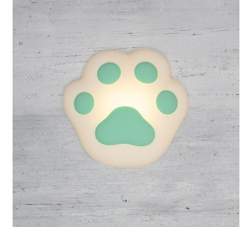 Силиконовый ночник Кошачья лапа бирюзовый  503-006  NEON-NIGHT