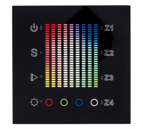 Панель SR-2300TP-IN Black (DALI, RGBW)  020239  Arlight