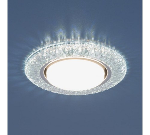 Светильник точечный встраиваемый 3020 GX53 CL прозрачный  a035091  Elektrostandard