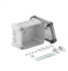 Распределительная коробка X10, IP 67, 191х151х126 мм, с прозрачной крышкой и DIN-рейкой  2005096  OBO Bettermann