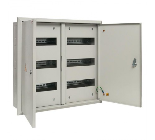 Щит распределительный встраиваемый ЩРВ-72 (ВхШхГ) 520х605х120мм IP31 PROxima двухдверный  mb11-72  EKF