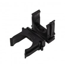 Крепеж-клипса для трубы  25 мм черная (10 шт./уп.)  28-0125-5  Rexant