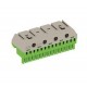 Клеммник самозажимной PE 14x4+4x25мм ZK144G1SPE007715F9715 ABB