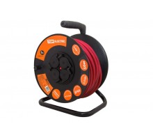 Удлинитель силовой УКз16-004  (IP44 4 места/50м КГ 3х1,5 пласт. катушка)  SQ1301-0546  TDM