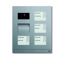 Станция вызывная, видео восьмиклавишная, цвет сталь  8300-0-0290   2CKA008300A0290  ABB