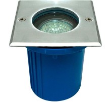 Тротуарный светильник G5.3, встраиваемый IP65, 3733 7W 230V MR16/G5.3 белый, квадрат  11857  FERON