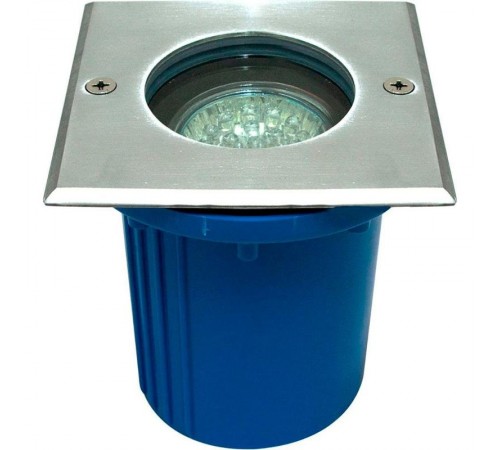 Тротуарный светильник G5.3, встраиваемый IP65, 3733 7W 230V MR16/G5.3 белый, квадрат  11857  FERON