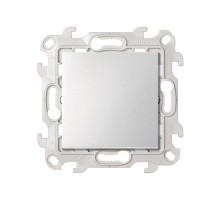 Однополюсный выключатель 10AX 250В цвета алюминий S24 Harmonie  2450101-033  Simon