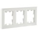 BRITE Рамка 3-ая РУ-3-БрБ белый  BR-M32-K01  IEK