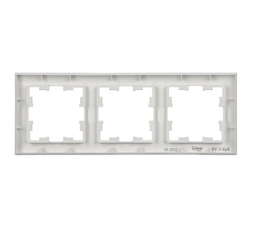 BRITE Рамка 3-ая РУ-3-БрБ белый  BR-M32-K01  IEK