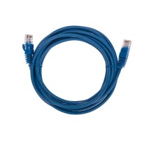 Патч-корд U/UTP, CAT 5e, RJ45-RJ45, 26AWG, LSZH, синий, 3м REXANT  02-0104-3  REXANT