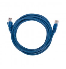 Патч-корд U/UTP, CAT 5e, RJ45-RJ45, 26AWG, LSZH, синий, 3м REXANT  02-0104-3  REXANT