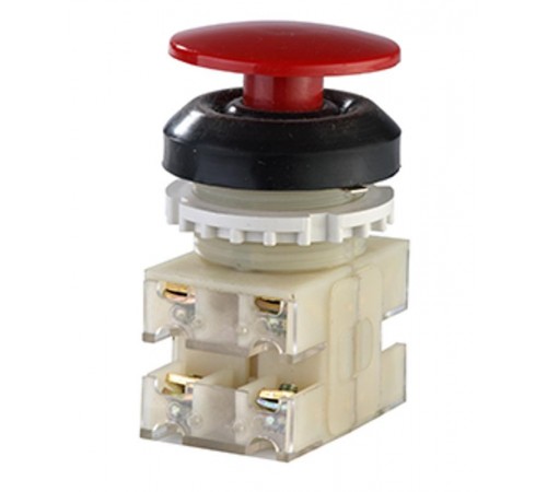 ВК30-10-11130-40 У2, красный, 1з+1р, гриб без фиксации, IP40, 10А. 660В, выключатель кнопочный (ЭТ)  ET053192  Электротехник