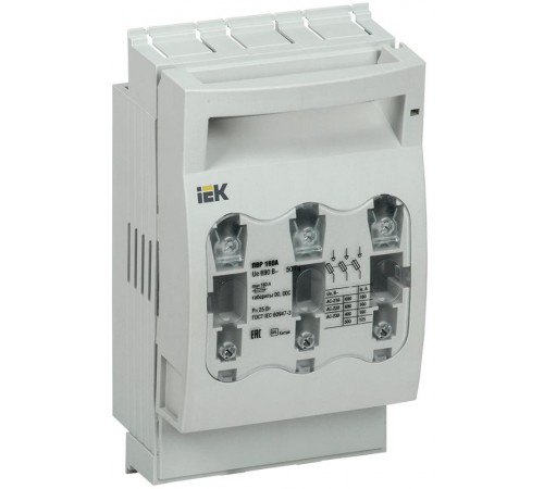Предохранитель-выключатель-разъединитель 160А  SRP-10-3-160  IEK