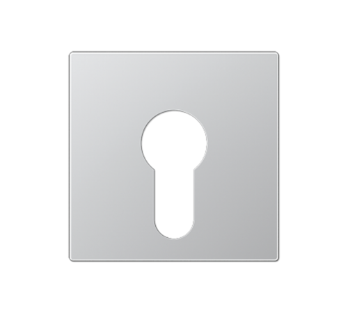 Крышка для выключателя с замком; алюминий  A525PLAL  Jung