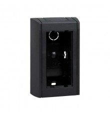 Simon Connect Блок настенный на 1 S-модуль Сима Про, поверхностный монтаж, графит  SBC100-14  Simon