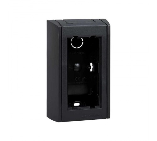 Simon Connect Блок настенный на 1 S-модуль Сима Про, поверхностный монтаж, графит  SBC100-14  Simon