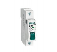 Выключатель автоматический без теплозащиты однополюсный ВА-103М 1P 16А характеристика D 6кА  12538DEK  Dekraft