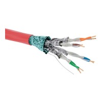Кабель CAT 6, F/FTP, нг(А)-FRHF, бухта 305м, красный  RN6FFA04RD  DKC