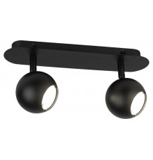 Светильник настенно-потолочный спот OL36-2 BK MR16 GU10 IP20 черный  Б0056370  ЭРА