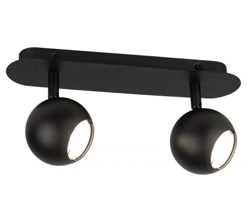 Светильник настенно-потолочный спот OL36-2 BK MR16 GU10 IP20 черный  Б0056370  ЭРА