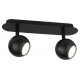Светильник настенно-потолочный спот OL36-2 BK MR16 GU10 IP20 черный  Б0056370  ЭРА