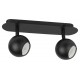 Светильник настенно-потолочный спот OL36-2 BK MR16 GU10 IP20 черный  Б0056370  ЭРА