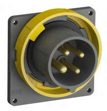 Вилка с прямым фланцем Easy&Safe 316EBU4W,16A,3P+E,IP67,4ч2CMA101262R1000 ABB