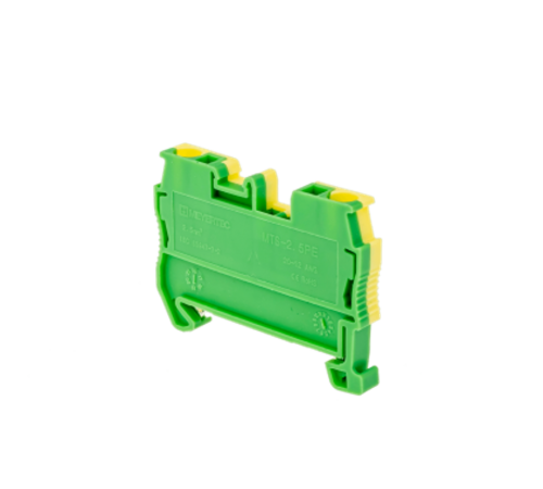 Клемма пружинная "Земля", 2.5 мм2 MTS-2.5PE  88301  ОВЕН