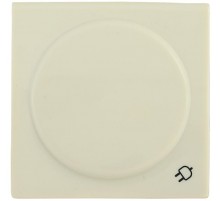 НР-3-1-БК Накладка розетка с з/к с кр. BOLERO кремовый  ENB31-R-K33  IEK