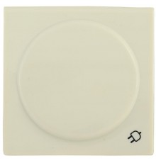НР-3-1-БК Накладка розетка с з/к с кр. BOLERO кремовый  ENB31-R-K33  IEK