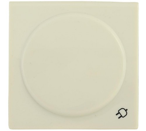 НР-3-1-БК Накладка розетка с з/к с кр. BOLERO кремовый  ENB31-R-K33  IEK