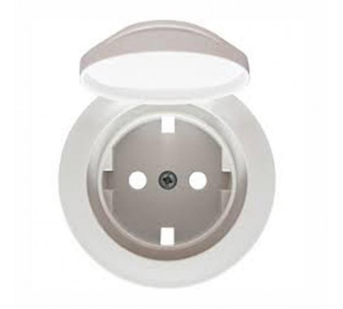 Celiane Белый Накладка розетки c/з IP44 для механизма 67153  067841  Legrand