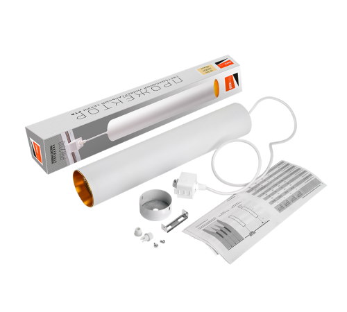 Светильник светодиодный трековый однофазный PTR 2310 10w 3000K 30° WH 400мм на подвесе 1м IP40  .5035379  JAZZWAY