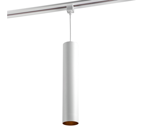 Светильник светодиодный трековый однофазный PTR 2310 10w 3000K 30° WH 400мм на подвесе 1м IP40  .5035379  JAZZWAY