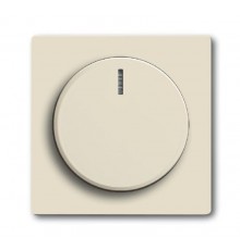 Плата центр. (накладка) с ручкой и лампой для поворотного светорег., серия solo/future, цвет savanne/сл. кость  6599-0-2951   2CKA006599A2951  ABB