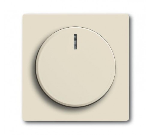 Плата центр. (накладка) с ручкой и лампой для поворотного светорег., серия solo/future, цвет savanne/сл. кость  6599-0-2951   2CKA006599A2951  ABB