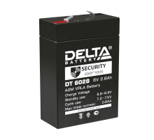 Аккумуляторная батарея ОПС серии DT 6028  6В/2,8Ач  DT 6028  DELTA
