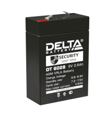 Аккумуляторная батарея ОПС серии DT 6028  6В/2,8Ач  DT 6028  DELTA