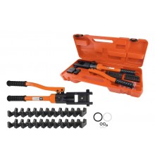 Пресс клещи гидравлические ПГРс-300 с набором матриц (10-300мм2), 12 штук, МастерЭлектрик   SQ1027-0102  TDM