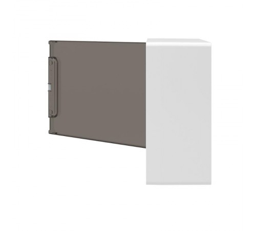 Щиток 12 мод настенный FRAME, белый, с тонированной дверцей, с 2 шинами  PEN на 6 и 8 отв.  F12W1WD  DKC