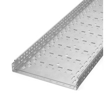 Лоток перфорированный Стандарт INOX (AISI 304) 500х80х3000 (1,0 мм) (3 м/уп)  PR16.2345  Промрукав