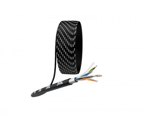Кабель витая пара F/UTP 4x2x24AWG Cat5e CCA PE OUTDOOR 305м SIMPLE (2/30)  Б0044441  ЭРА