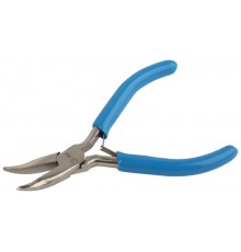 Тонкогубцы 120 мм мини с изогнутым носом обливные рукоятки  Б0055909  ЭРА