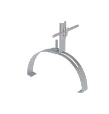 Держатель зажимной для фигурного конька для прутка  5-8 мм  DFKZ-D5-8  КМ-профиль