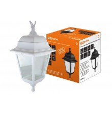 Светильник садово-парковый НСУ 04-60-001 60Вт ЛН/КЛЛ/LED Е27 IP44 четырехгранник, подвес, пластик, белый  SQ0330-0736  TDM